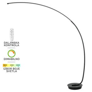 LED podna lampa F2029-24F BK