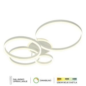 LED plafonska lampa F2093-78C WH