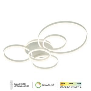 LED plafonska lampa FK2003-62C BK