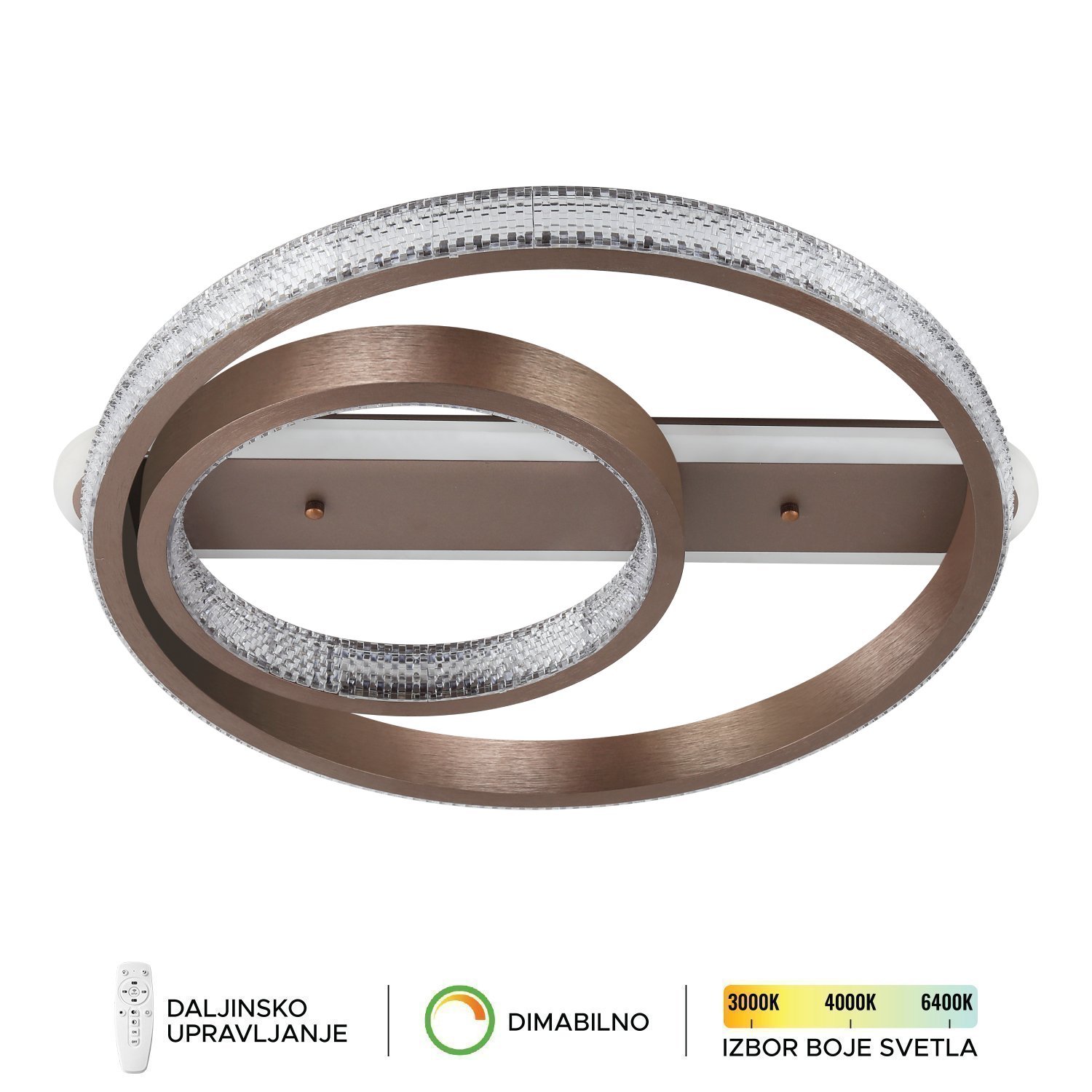 LED plafonska lampa F2047-82P WH