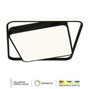 LED plafonska lampa F2096-67C BK