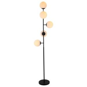 Podna lampa F7031-5F BK+WH
