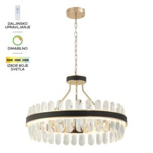 LED visilica KP4003-70V BK+GD