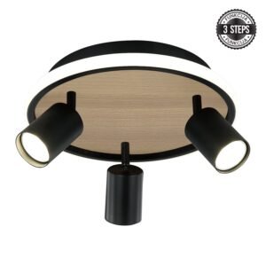 LED plafonska lampa FG150-3 BK+WD