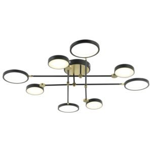 LED plafonska lampa F2036-60C BK+SG