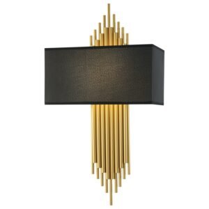 Zidna lampa F4012-2Z SG+BK