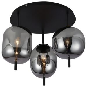 Plafonska lampa F4014-3C BK+SM
