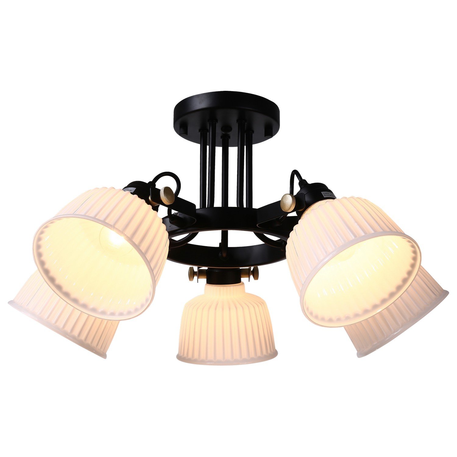 Plafonska lampa F4030-5C BK