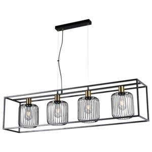 Viseća lampa F7044-4V BK+SG