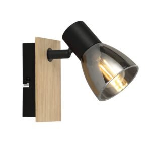Spot lampa FE406-1 BK+WD