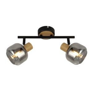 Spot lampa FE408-2 BK+WD