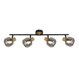 Spot lampa FE408-4 BK+WD