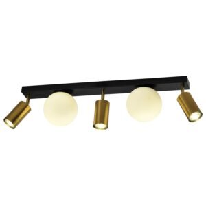Spot lampa FG155-5 BK+SG