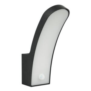 Spoljna LED lampa sa senzorom S4378P BK