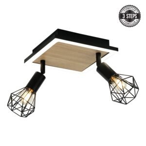 LED plafonska lampa FE405-2 BK+WD