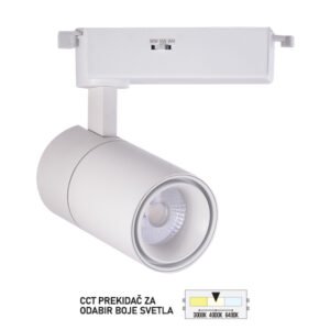 LED šinski reflektor TL08-20CCT WH