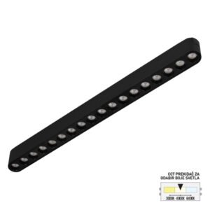 LED magnetna svetiljka CCT ULTRA SLIM FMS2001-18 BK