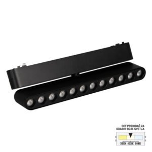 LED magnetna svetiljka CCT ULTRA SLIM FMS2101-12 BK