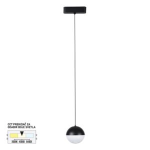 LED magnetna visilica CCT ULTRA SLIM FMS4004-7 BK