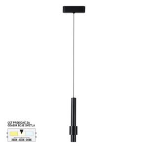 LED magnetna visilica CCT ULTRA SLIM FMS4005-7 BK