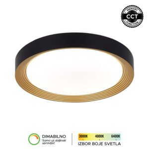 LED plafonjera LP-405-28R BK+SG