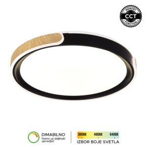 LED plafonjera LP-407-70R BK+WD