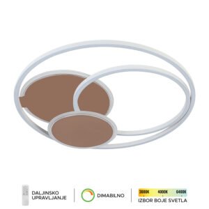 LED plafonska lampa F2102-36C WH+RG