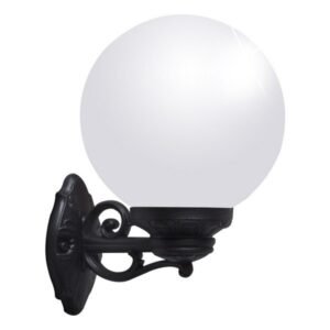 Zidna lampa BISSO/G250 BK OPAL