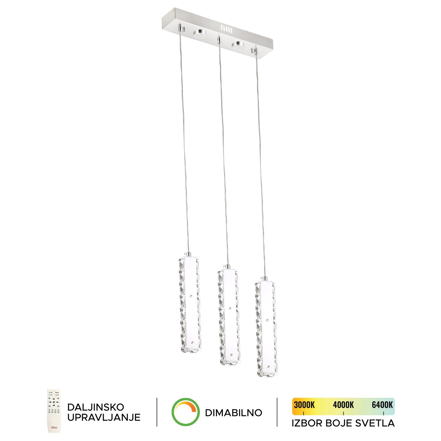 LED plafonska lampa KP6033-68C