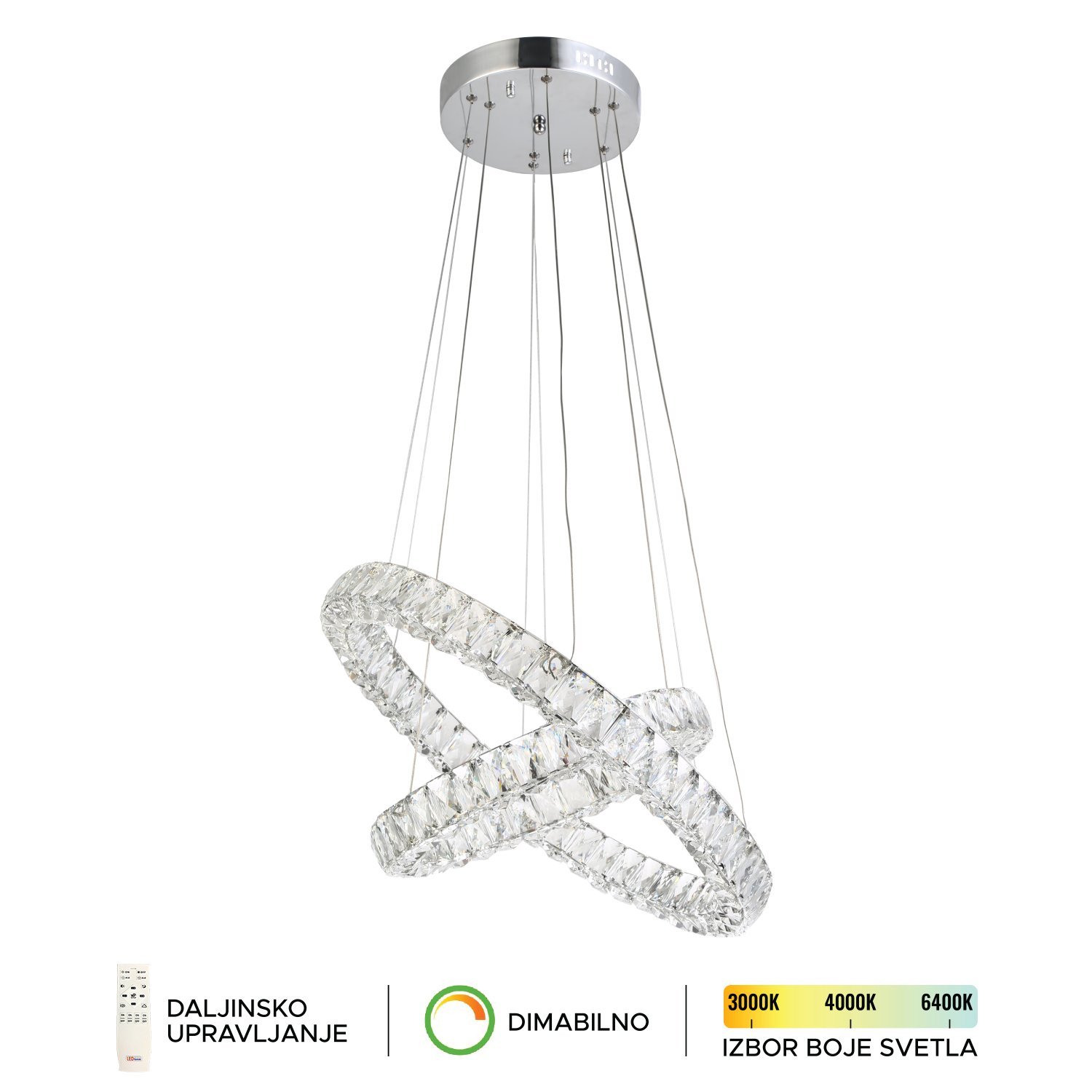 LED plafonska lampa KP6023-96C