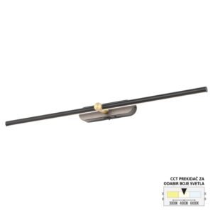 LED zidna lampa LZ009-12 BK+SG