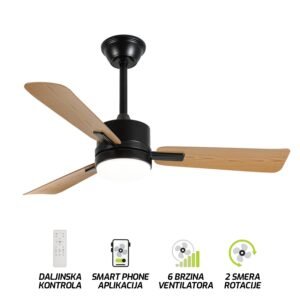 Plafonski ventilator sa svetiljkom FV3102-107 BR