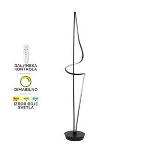 LED podna lampa F2028-42F BK