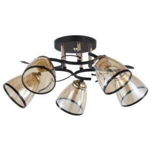 Plafonska lampa MD2740-5 BK+GD