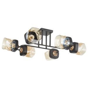 Plafonska lampa MD2747-6 BK+GD