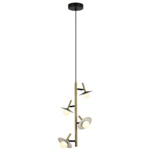 LED viseća lampa F2407-16V BK+SG